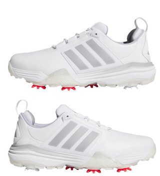 Adidas Adipower 26 scarpe da golf uomo, bianco/argento
