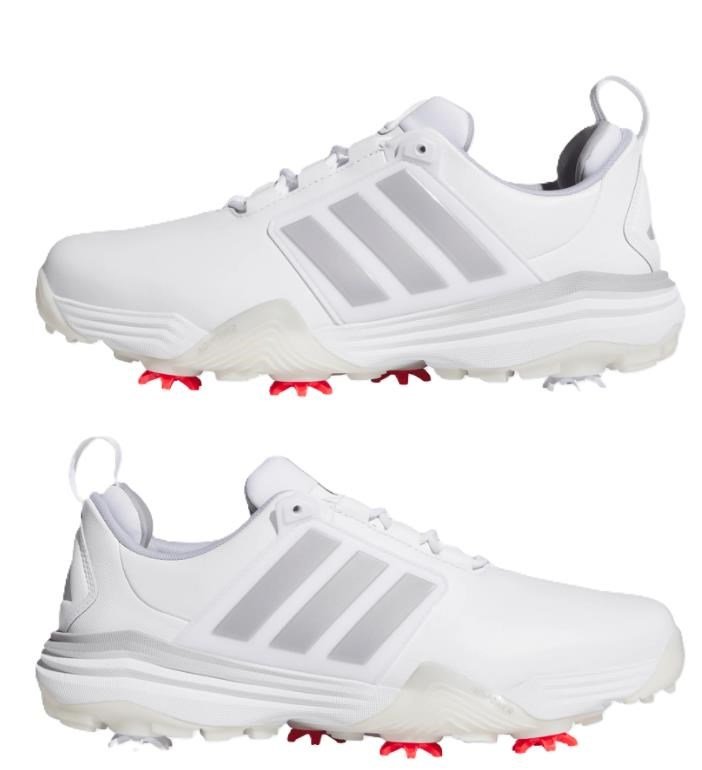 Adidas Adipower 26 scarpe da golf uomo, bianco/argento