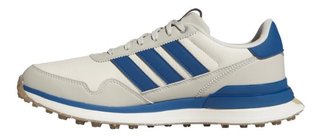 Adidas S2G 26 Leather Spikeless scarpe da golf uomo, bianco/blu