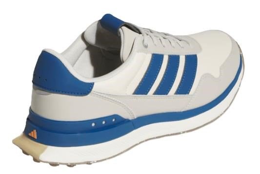 Adidas S2G 26 Leather Spikeless scarpe da golf uomo, bianco/blu