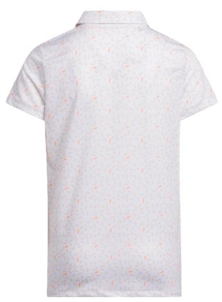 Adidas Print junior polo da bambino, bianco