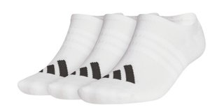 Adidas No Show calzini uomo (3 paia), bianchi