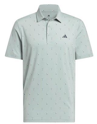 Adidas Ultimate365 Essence Print polo da uomo, wonder sage