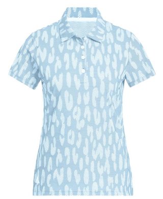 Adidas Ultimate365 Jacquard polo da donna, blu/bianco
