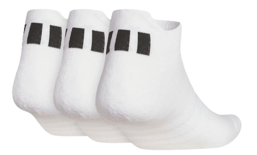 Adidas calzini unisex alla caviglia (3 paia), bianchi