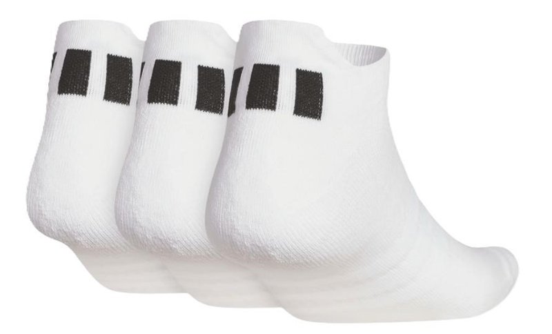 Adidas calzini unisex alla caviglia (3 paia), bianchi