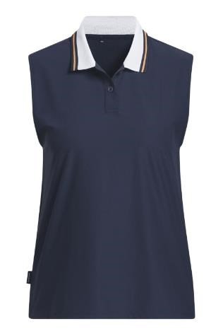 Adidas Beyond The Course Twistknit polo da donna, navy/dusky orange