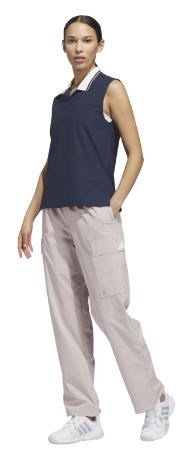 Adidas Beyond The Course Twistknit polo da donna, navy/dusky orange