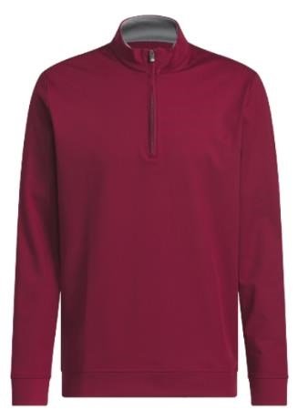 Adidas Ultimate365 Classic Quarter-Zip felpa da uomo, bordeaux