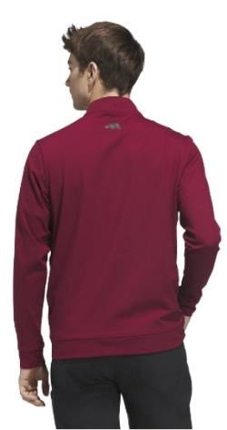 Adidas Ultimate365 Classic Quarter-Zip felpa da uomo, bordeaux