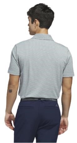 Adidas Ultimate365+ Go-To Print polo da uomo, wosa/navy