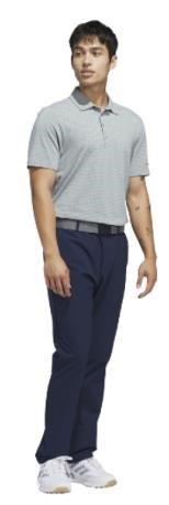 Adidas Ultimate365+ Go-To Print polo da uomo, wosa/navy