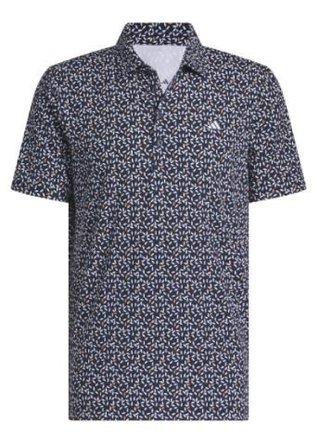 Adidas Ultimate+ Print polo da uomo, navy/white