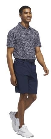 Adidas Ultimate+ Print polo da uomo, navy/white