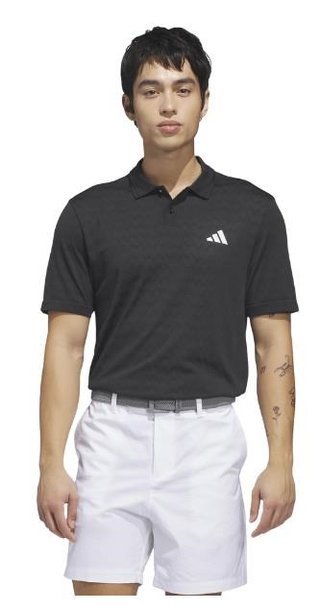 Adidas Tour Seamless polo uomo, nero/carbon