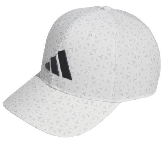 Adidas Tour Print cappellino da uomo, bianco