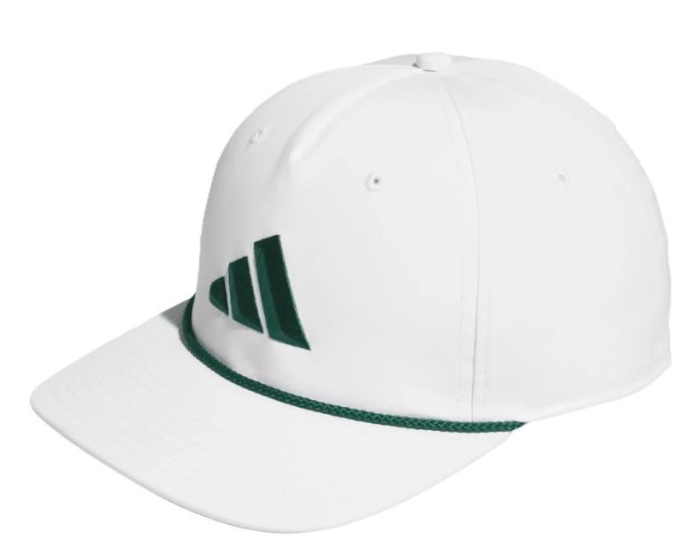 Adidas Tour 5-panel da uomo cappellino con visiera, bianco/verde