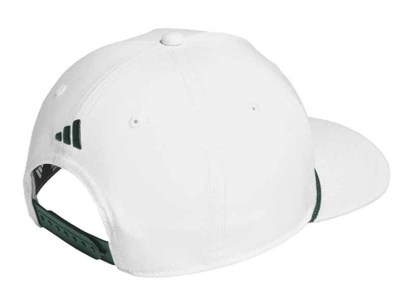 Adidas Tour 5-panel da uomo cappellino con visiera, bianco/verde