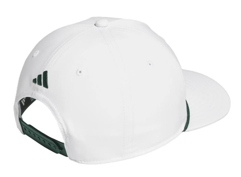 Adidas Tour 5-panel da uomo cappellino con visiera, bianco/verde