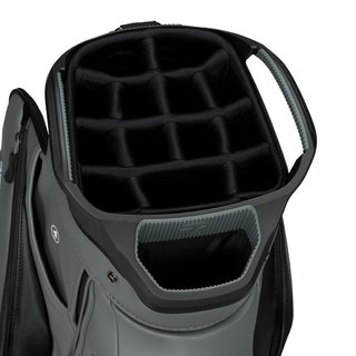 TaylorMade Deluxe cart bag, nero/grigio