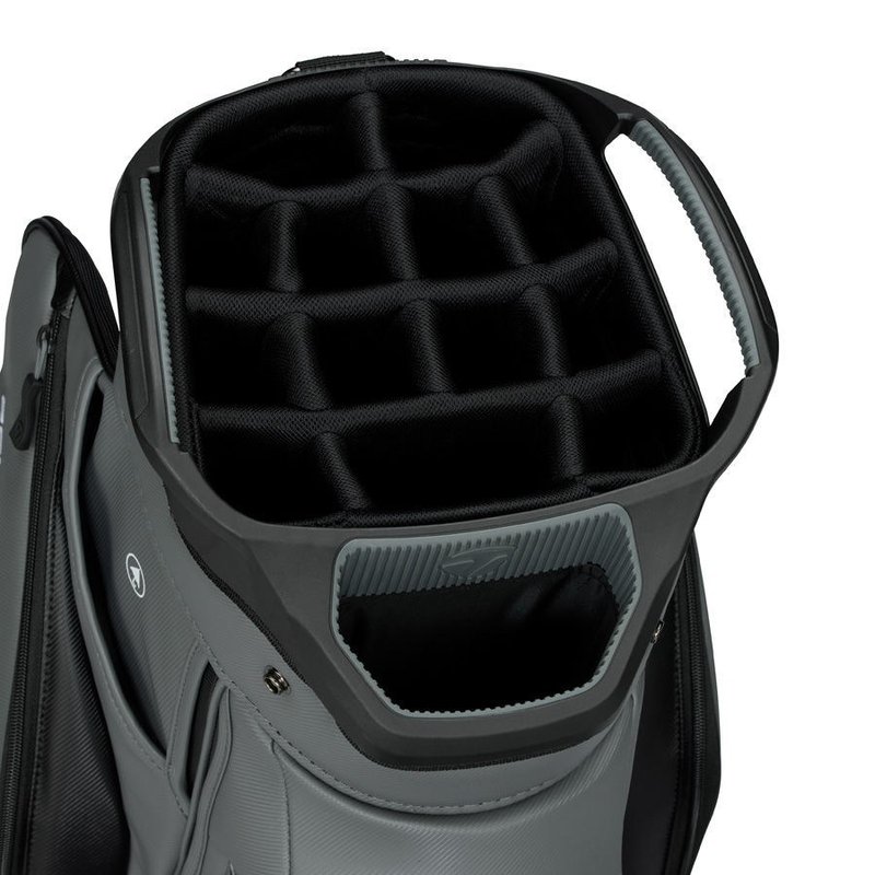 TaylorMade Deluxe cart bag, nero/grigio