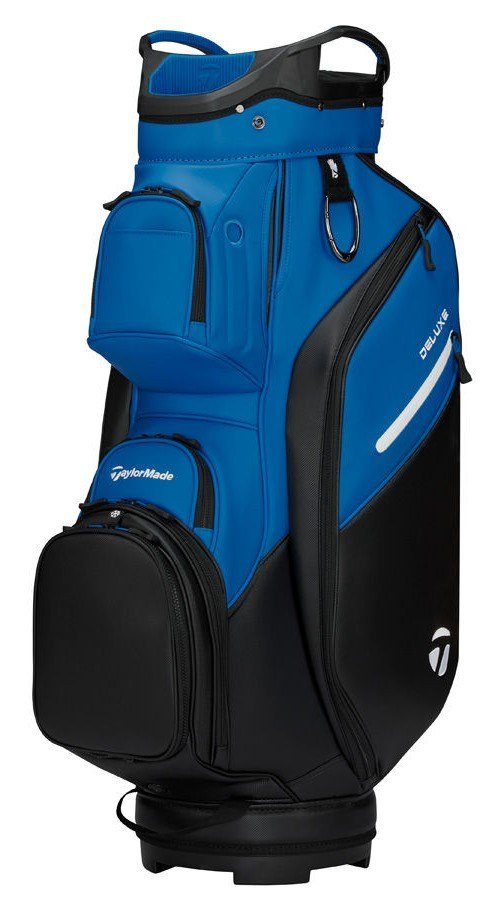 TaylorMade Deluxe cart bag, nero/blu