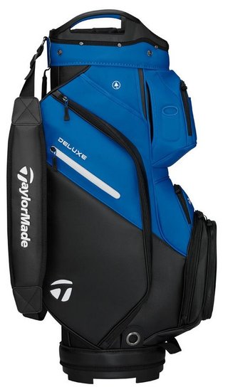 TaylorMade Deluxe cart bag, nero/blu