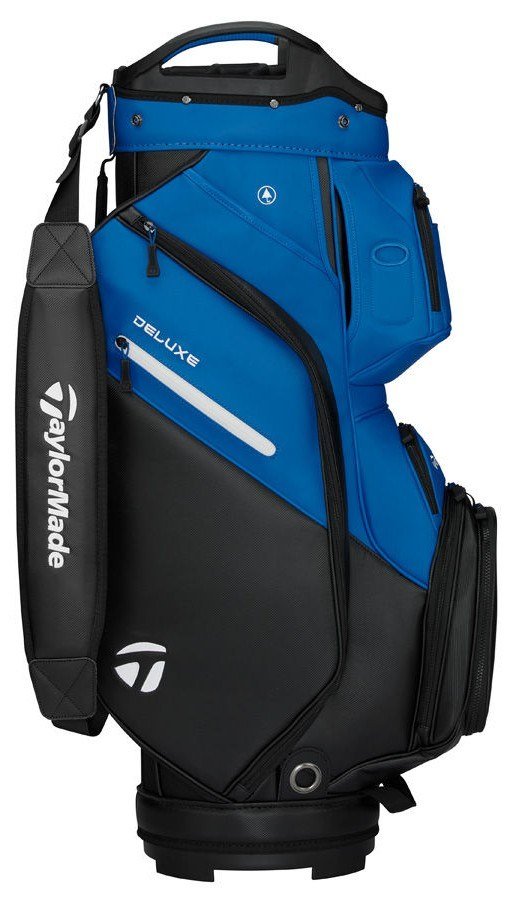 TaylorMade Deluxe cart bag, nero/blu