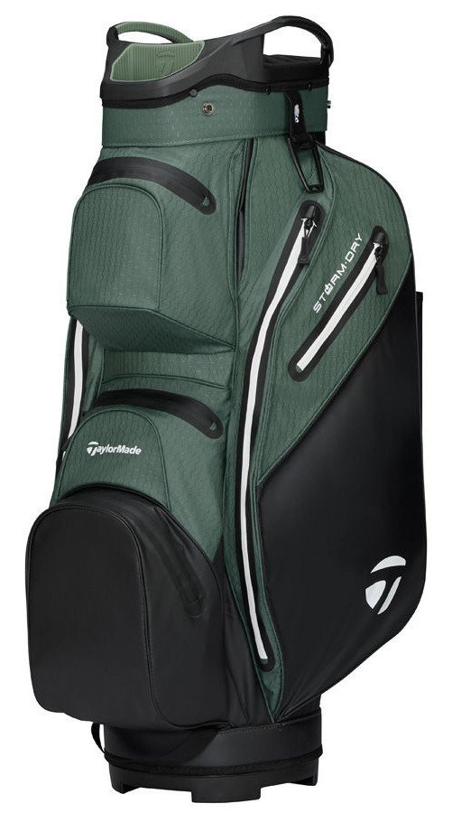 TaylorMade Storm Dry cart bag, nero/dark sage