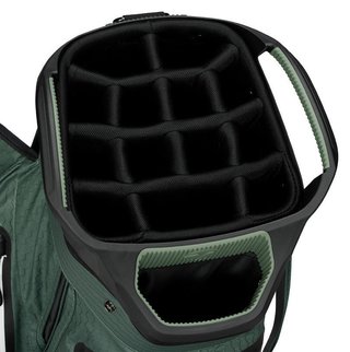 TaylorMade Storm Dry cart bag, nero/dark sage