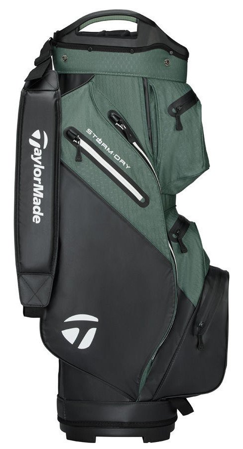 TaylorMade Storm Dry cart bag, nero/dark sage
