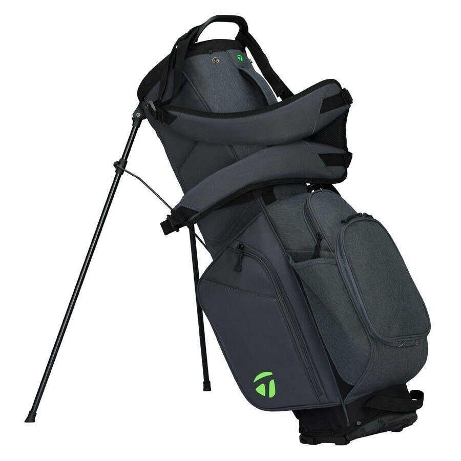 TaylorMade FlexTech stand bag, grigio/verde neon