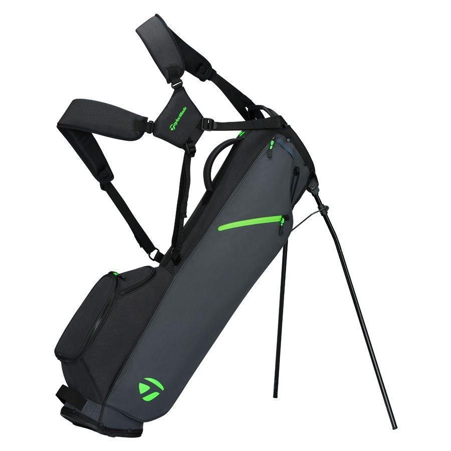 TaylorMade FlexTech Carry stand bag, grigio/nero/verde neon