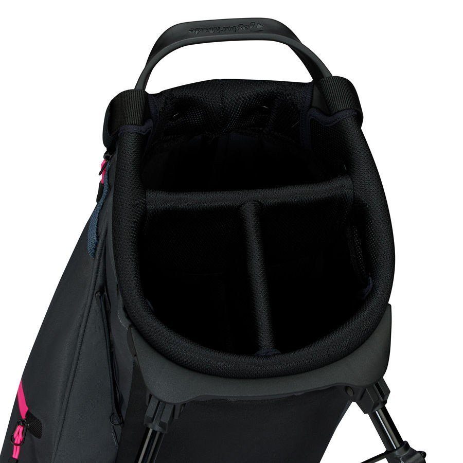 TaylorMade FlexTech Carry stand bag, grigio/rosa neon
