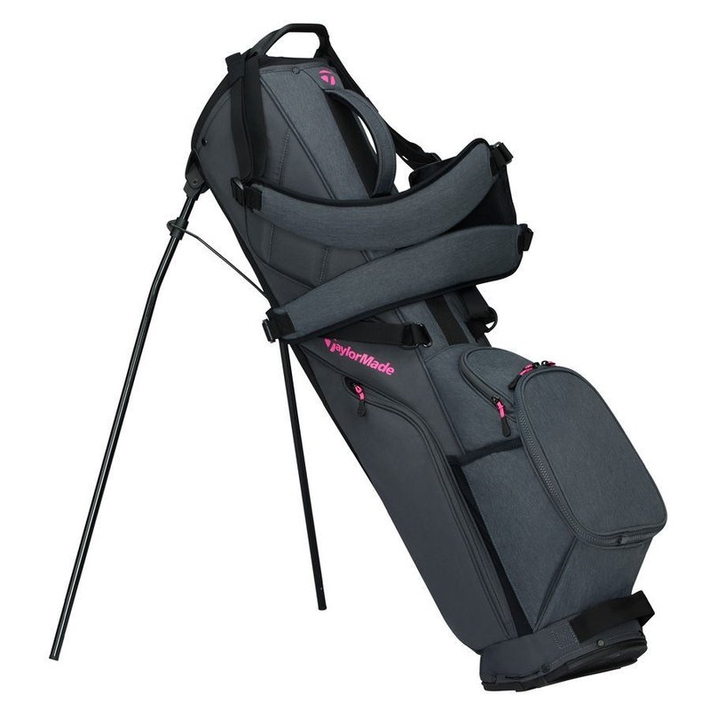 TaylorMade FlexTech Carry stand bag, grigio/rosa neon