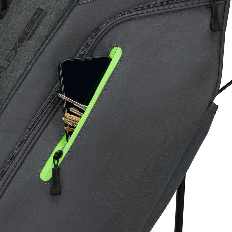 TaylorMade FlexTech Crossover stand bag, grigio/verde neon