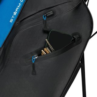 TaylorMade Storm-Dry Waterproof stand bag, nero/blu