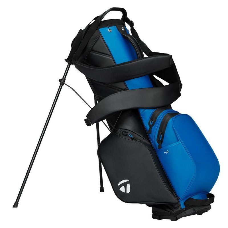 TaylorMade Storm-Dry Waterproof stand bag, nero/blu
