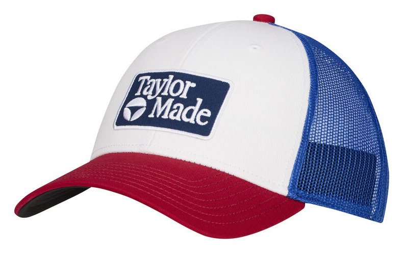 TaylorMade Radar Legacy Trucker cappellino da uomo, rosso/bianco/blu