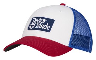 TaylorMade Radar Legacy Trucker cappellino da uomo, rosso/bianco/blu
