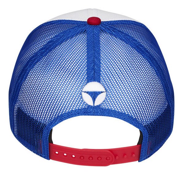 TaylorMade Radar Legacy Trucker cappellino da uomo, rosso/bianco/blu