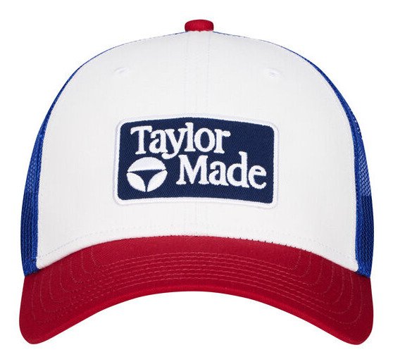 TaylorMade Radar Legacy Trucker cappellino da uomo, rosso/bianco/blu