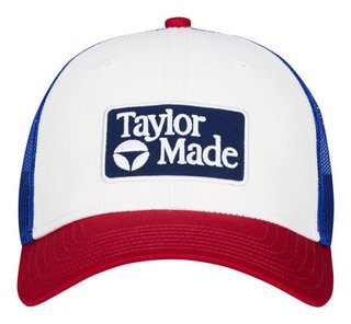 TaylorMade Radar Legacy Trucker cappellino da uomo, rosso/bianco/blu