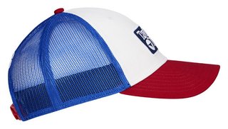 TaylorMade Radar Legacy Trucker cappellino da uomo, rosso/bianco/blu
