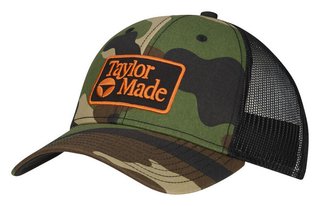 TaylorMade Radar Legacy Trucker cappellino da uomo, verde camo/nero