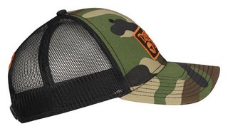 TaylorMade Radar Legacy Trucker cappellino da uomo, verde camo/nero