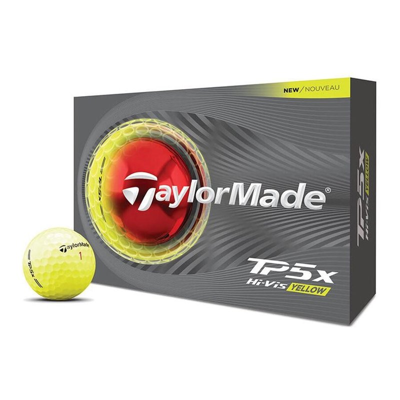 TaylorMade TP5x palline da golf 2026, gialle