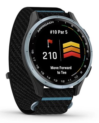 Garmin Approach J1 orologio GPS junior, nero/azzurro alluminio