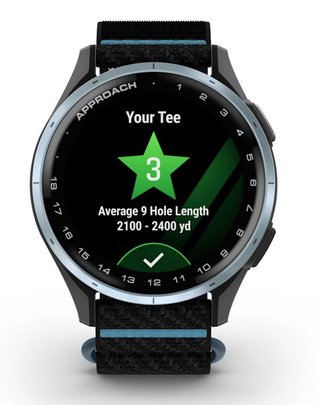 Garmin Approach J1 orologio GPS junior, nero/azzurro alluminio