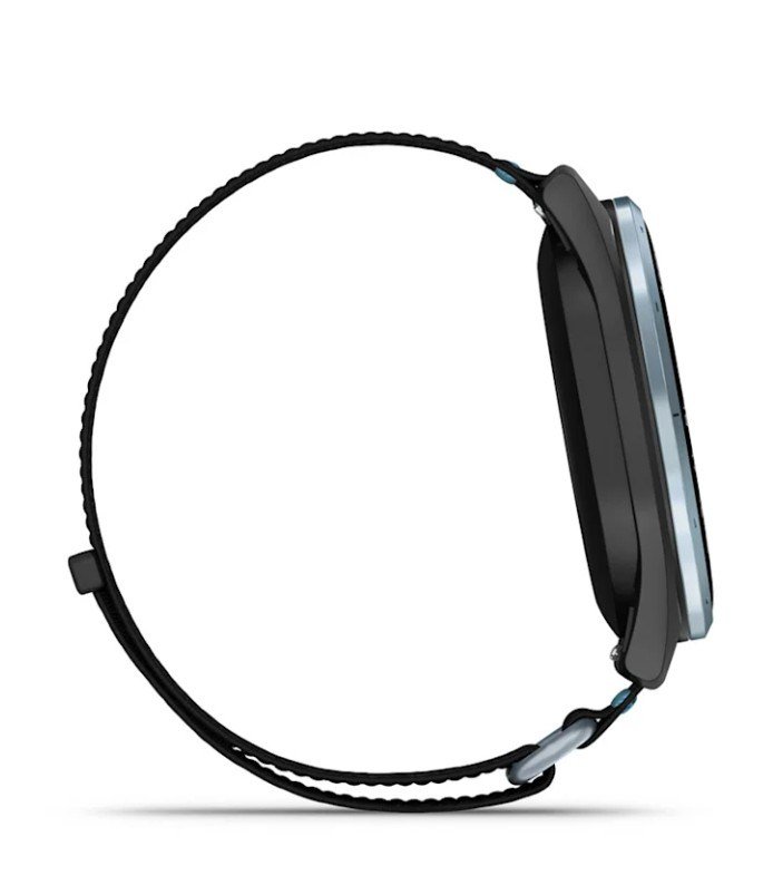 Garmin Approach J1 orologio GPS junior, nero/azzurro alluminio